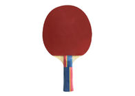 Белая губка ракетки для настольного теннис возвращенная двойная резина с ручкой окрашенной